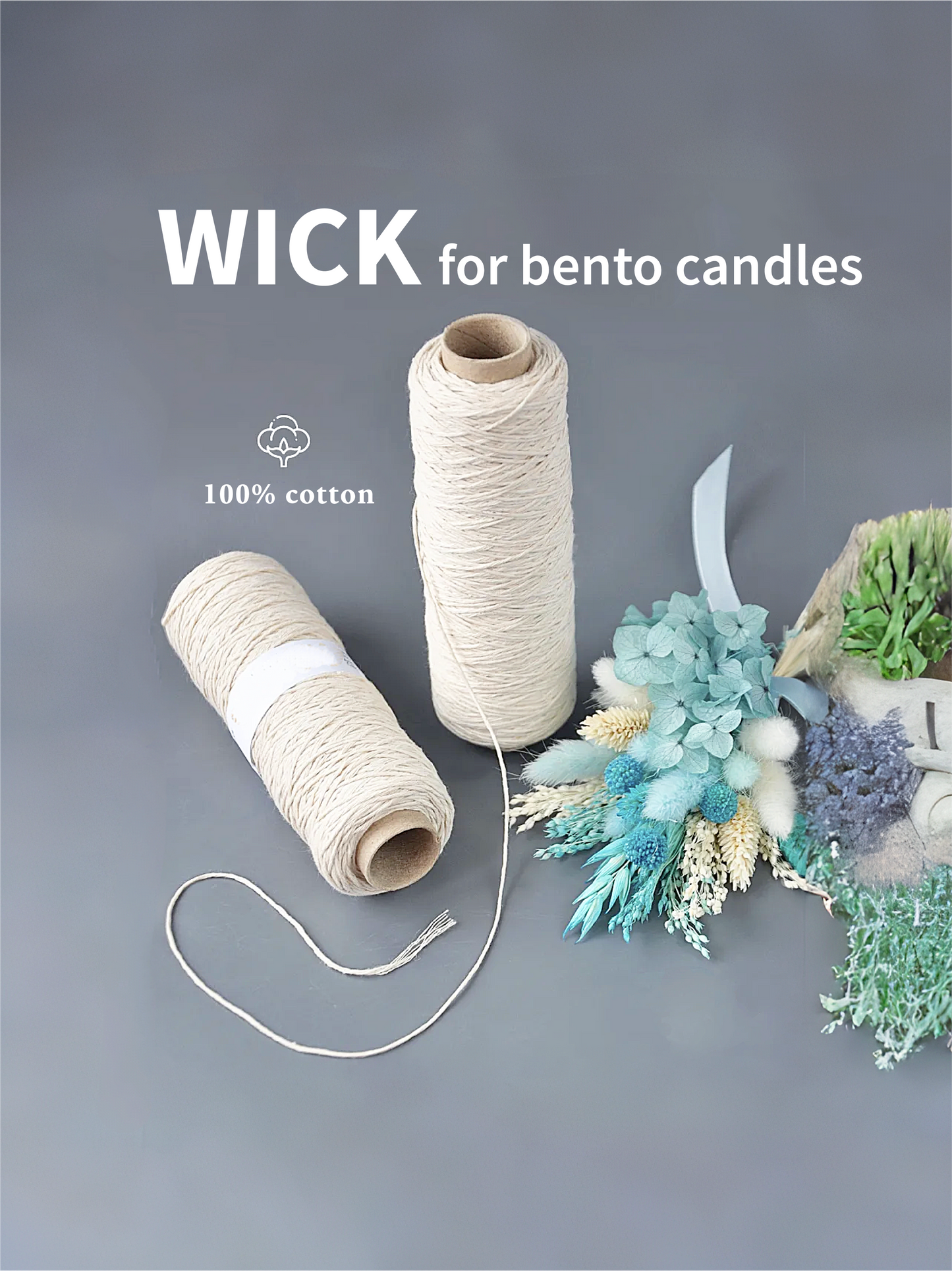 100% Cotton Candle Wick for Thin Candles