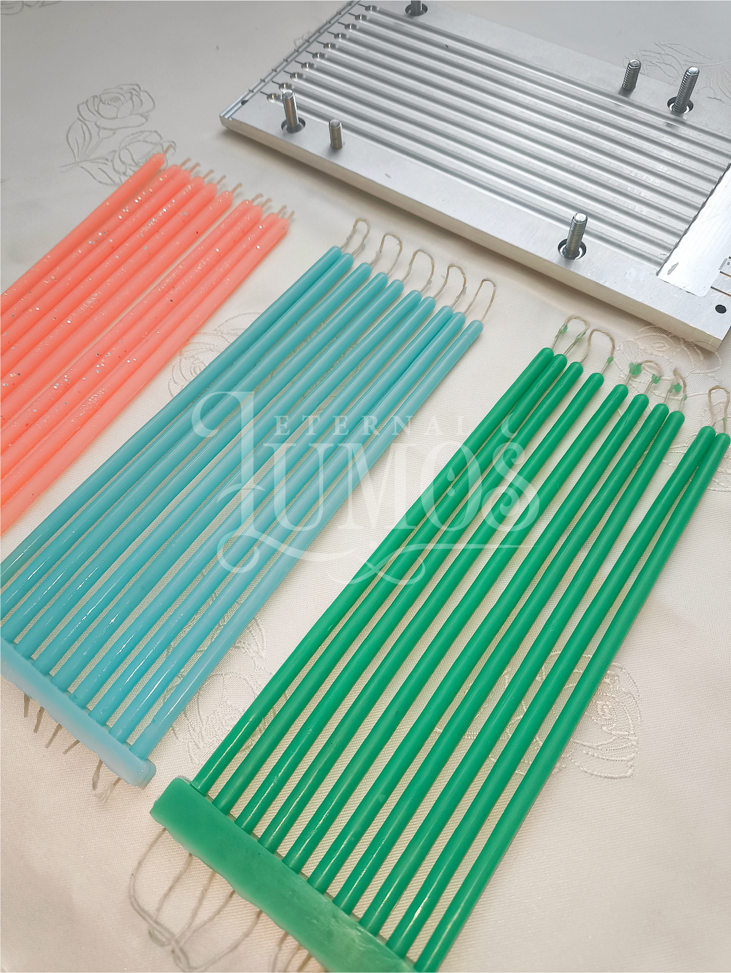 Aluminium Candle Mold For Long Thin Candles, Bento Candles, Birthday Candles, Church Candles, Easter Candles  (Size options)